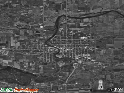 Berlin satellite photo by USGS