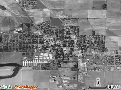 Dumas satellite photo by USGS