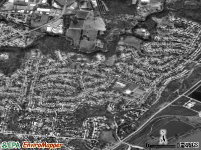 Glasgow Village satellite photo by USGS