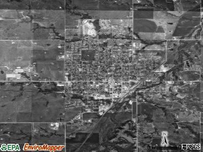 Perry satellite photo by USGS