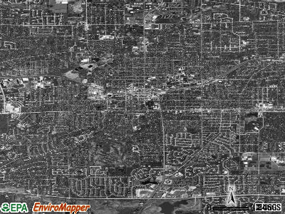 Wheaton satellite photo by USGS