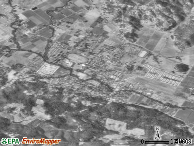 Calistoga satellite photo by USGS