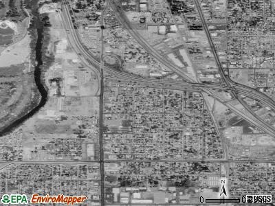 Shackelford satellite photo by USGS