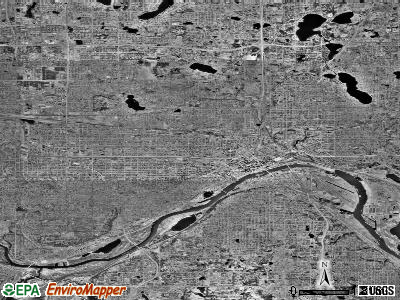 St. Paul satellite photo by USGS