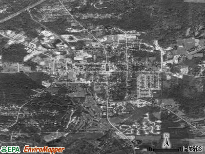 Swoyersville satellite photo by USGS