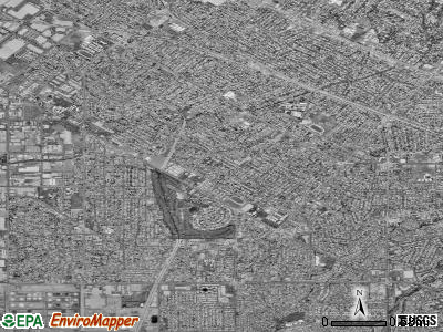 South Whittier satellite photo by USGS