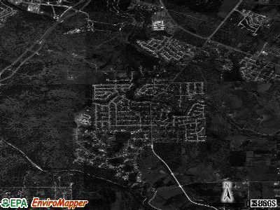 Shady Hollow satellite photo by USGS