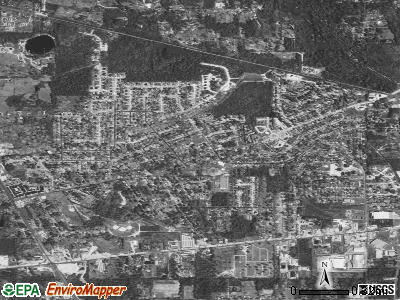 Wake Village satellite photo by USGS