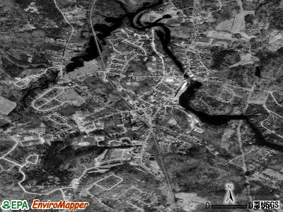 Newmarket satellite photo by USGS