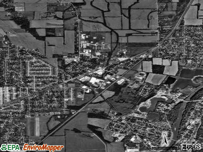Carlisle satellite photo by USGS