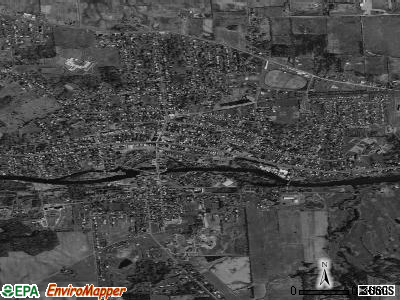 Waterloo satellite photo by USGS