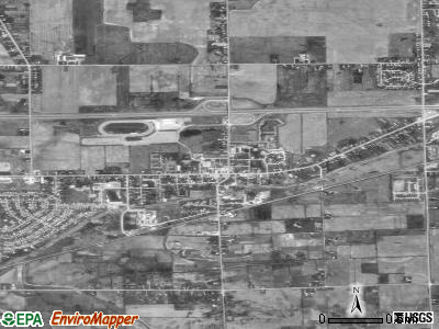 Swartz Creek satellite photo by USGS