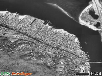 Highlands satellite photo by USGS