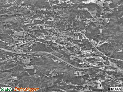 Dallas satellite photo by USGS
