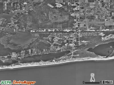 Gulf Shores satellite photo by USGS