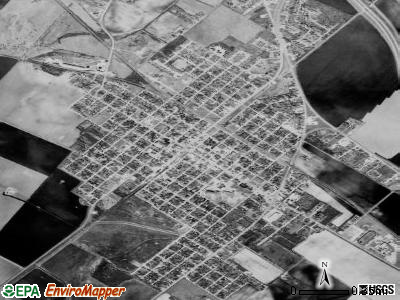 Mathis satellite photo by USGS