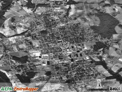 Mullins satellite photo by USGS