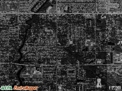 Ridge Wood Heights satellite photo by USGS