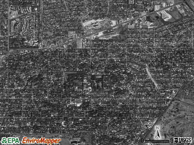 Terrell Hills satellite photo by USGS
