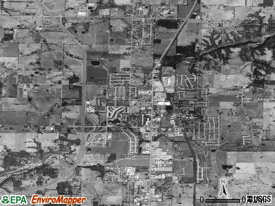 Lowell satellite photo by USGS
