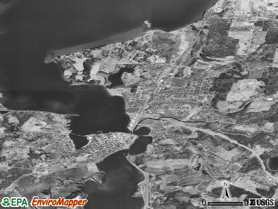 Newport satellite photo by USGS