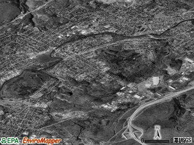 Olyphant satellite photo by USGS