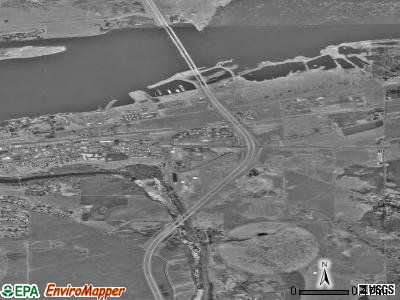 Umatilla satellite photo by USGS