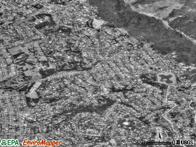Woodlawn-Oakdale satellite photo by USGS
