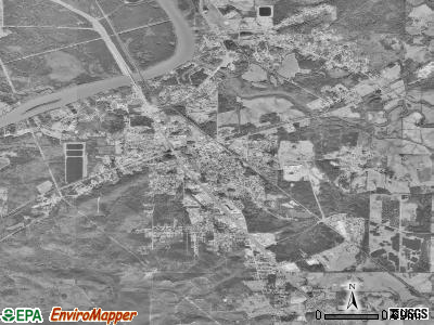 Childersburg satellite photo by USGS