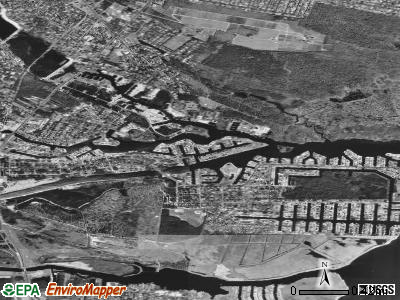 Forked River satellite photo by USGS