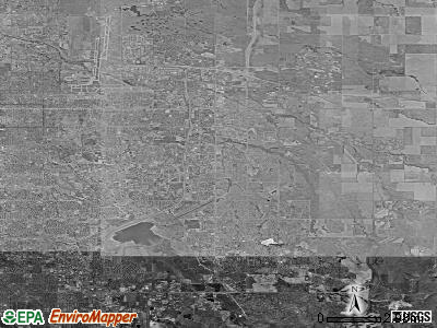 Aurora satellite photo by USGS