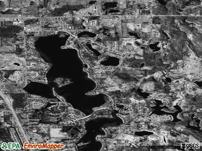 Lake Fenton satellite photo by USGS