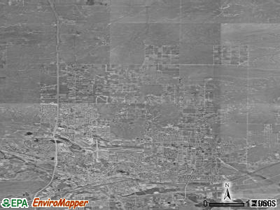 Ranchettes satellite photo by USGS