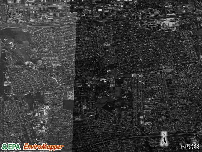 Brentwood satellite photo by USGS