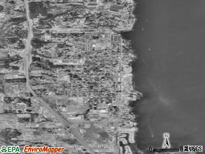 Lakeport satellite photo by USGS