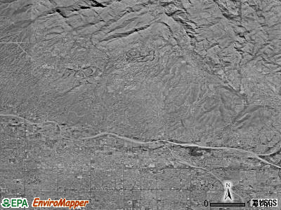 Catalina Foothills satellite photo by USGS