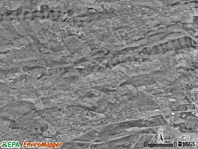 Mount Carmel satellite photo by USGS