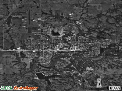 Sulphur satellite photo by USGS