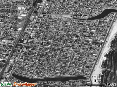 Bradley Beach satellite photo by USGS
