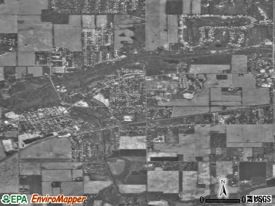 Yorktown satellite photo by USGS