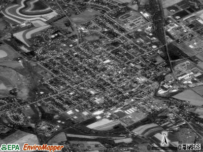 Manheim satellite photo by USGS