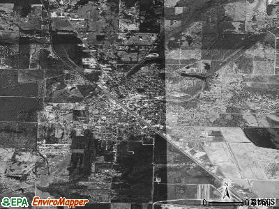 Ashdown satellite photo by USGS