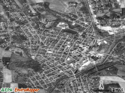 Sidney satellite photo by USGS