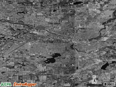 Battle Creek satellite photo by USGS