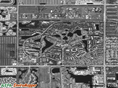 Villages of Oriole satellite photo by USGS