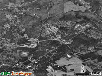 Heathcote satellite photo by USGS