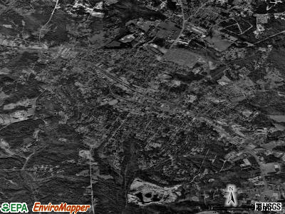 Elberton satellite photo by USGS