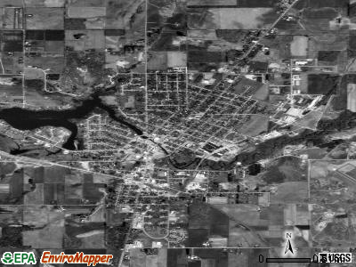 Clintonville satellite photo by USGS