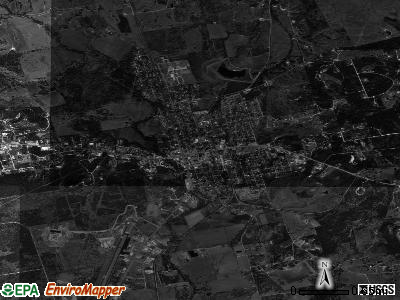 Burnet satellite photo by USGS