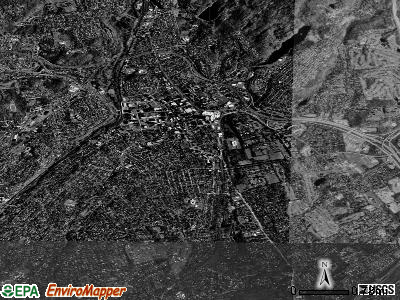 White Plains satellite photo by USGS